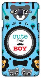 Amazon Brand - Solimo Designer Cute Little Boy Pattern 3D Printed Hard Back Case Mobile Cover for Samsung Galaxy J7 Nxt