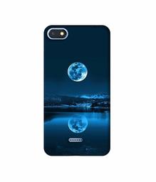 Amazon Brand - Solimo Designer Moon Pattern Print 3D Printed Hard Back Case Mobile Cover for Mi Redmi 6A