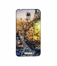 Amazon Brand - Solimo Designer Water Drop Reflection 3D Printed Hard Back Case Mobile Cover for Micromax Canvas Spark Q380