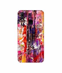 Amazon Brand - Solimo Designer Mashup of Multicolor 3D Printed Hard Back Case Mobile Cover for Vivo Y95