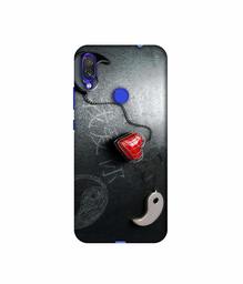 Amazon Brand - Solimo Designer Chinnese Yin and Yang 3D Printed Hard Back Case Mobile Cover for Mi Redmi Note 7 / Note 7S / Note 7 Pro