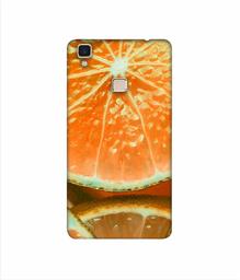 Amazon Brand - Solimo Designer Orange Slice 3D Printed Hard Back Case Mobile Cover for Vivo V3 Max