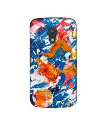 Amazon Brand - Solimo Designer Wax Color Mash On Canvas 3D Printed Hard Back Case Mobile Cover for Motorola Moto G 2nd Generation