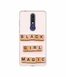 Amazon Brand - Solimo Designer Black Girl Magic 3D Printed Hard Back Case Mobile Cover for Nokia 3.1 Plus