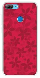 Amazon Brand - Solimo Designer Multicolor Leaf Red Pattern Printed Soft Back Case Mobile Cover for Huawei Honor 9 Lite