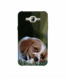 Amazon Brand - Solimo Designer Cute Puppy 3D Printed Hard Back Case Mobile Cover for Samsung Galaxy J2 (2016)