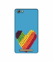 Amazon Brand - Solimo Designer Ball Heart 3D Printed Hard Back Case Mobile Cover for Gionee Marathon M5 lite