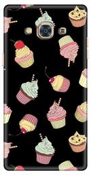 Amazon Brand - Solimo Designer Cupcake Pattern 3D Printed Hard Back Case Mobile Cover for Samsung Galaxy J3 Pro