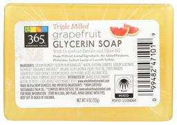 365 Everyday Value, Glycerin Soap, Grapefruit, 4 oz