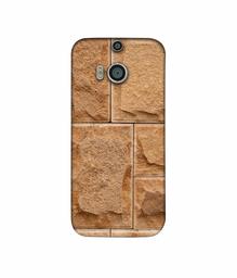 Amazon Brand - Solimo Designer Masted Color Marble 3D Printed Hard Back Case Mobile Cover for HTC One M8