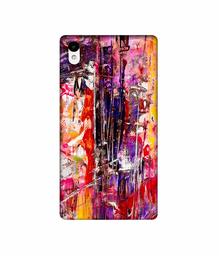 Amazon Brand - Solimo Designer Mashup of Multicolor 3D Printed Hard Back Case Mobile Cover for Sony Xperia Z2