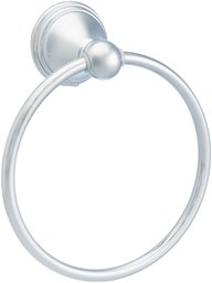 AmazonBasics AB-BR807-PC Modern Towel Ring, 6.3-inch Diameter, Polished Chrome