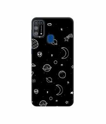 Amazon Brand - Solimo Designer Solar System 3D Printed Hard Back Case Mobile Cover for Samsung Galaxy M31