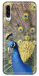 Amazon Brand - Solimo Designer Peacock Design 3D Printed Hard Back Case Mobile Cover for Samsung Galaxy A30s