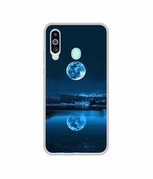 Amazon Brand - Solimo Designer Moon Pattern Print UV Printed Soft Back Case Mobile Cover for Samsung Galaxy M40