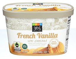 365 Everyday Value, French Vanilla Ice Cream, 1.75 QT, (Frozen)