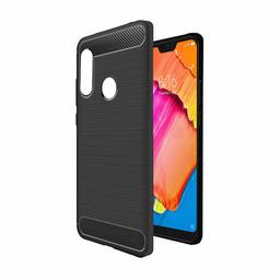 Amazon Brand - Solimo Protective Mobile Cover (Soft & Flexible Back Case) for Redmi 6 Pro (Black)