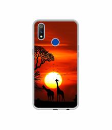 Amazon Brand - Solimo Designer Sunshade UV Printed Soft Back Case Mobile Cover for Realme 3 Pro