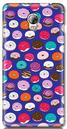 Amazon Brand - Solimo Designer Donuts Blue Pattern 3D Printed Hard Back Case Mobile Cover for Lenovo Vibe P1