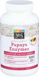 365 Everyday Value, Chewables Papaya Enzymes, 500 ct