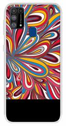 Amazon Brand - Solimo Designer Multicolor Visual 3D Printed Soft Back Case Mobile Cover for Samsung Galaxy M31