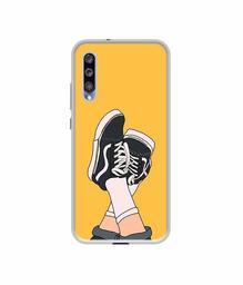 Amazon Brand - Solimo Designer Boy Shoes Pattern UV Printed Soft Back Case Mobile Cover for Mi A3