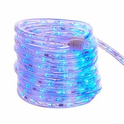 AmazonBasics 210 LED Indoor Outdoor Blue Rope Light, 20-Foot