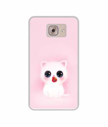 Amazon Brand - Solimo Designer Kitty UV Printed Soft Back Case Mobile Cover for Samsung Galaxy J7 Max