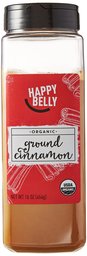 Amazon Brand - Happy Belly Organic Cinnamon, Ground, 16-Ounce