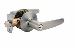 AmazonBasics Straight Door Lever - Entry - Satin Nickel