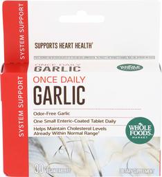 WHOLE FOODS MARKET Garlic One Daily, 30 CT