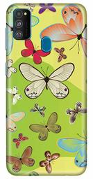 Amazon Brand - Solimo Designer Butterfly Design 3D Printed Hard Back Case Mobile Cover for Samsung Galaxy M21 / M30s