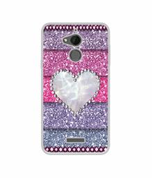 Amazon Brand - Solimo Designer Stone Heart UV Printed Soft Back Case Mobile Cover for Coolpad Note 5