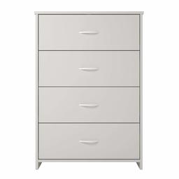 Ameriwood Home Classic 4 Drawer Dresser, White