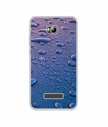 Amazon Brand - Solimo Designer Water Drops UV Printed Soft Back Case Mobile Cover for Micromax Canvas Spark 3 Q385