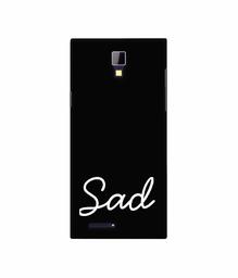 Amazon Brand - Solimo Designer Sad 3D Printed Hard Back Case Mobile Cover for Micromax Canvas Xpress A99