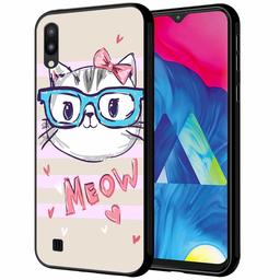 Amazon Brand - Solimo Designer Meow Printed Hard Back Case Mobile Cover for Samsung Galaxy M10 (D1226)