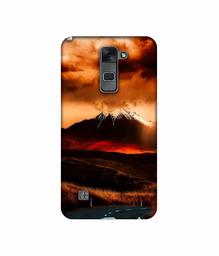 Amazon Brand - Solimo Designer Volcano 3D Printed Hard Back Case Mobile Cover for LG Stylus 2