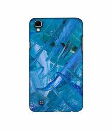 Amazon Brand - Solimo Designer Blue Paint 3D Printed Hard Back Case Mobile Cover for LG X Power