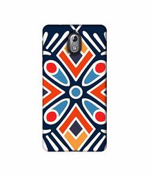 Amazon Brand - Solimo Designer Rangolee 3D Printed Hard Back Case Mobile Cover for Nokia 3.1