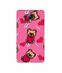 Amazon Brand - Solimo Designer Heart Holding Bear 3D Printed Hard Back Case Mobile Cover for OnePlus 3 / OnePlus 3T