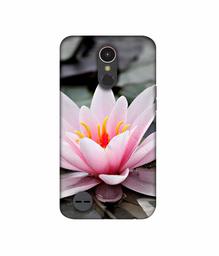 Amazon Brand - Solimo Designer Lotus 3D Printed Hard Back Case Mobile Cover for LG K10 (2017)