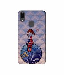 Amazon Brand - Solimo Designer Lady Vector Patternn 3D Printed Hard Back Case Mobile Cover for Vivo V9 / V9 Pro