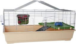 AmazonBasics Small Animal Cage Habitat With Accessories - 124 x 68 x 52 cm, Jumbo