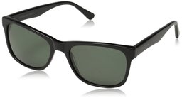 Obsidian Sunglasses for Women or Men Square Frame 02, Black, 54 mm