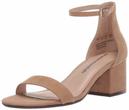 Amazon Essentials Nola Heeled Sandal,Tan-5 UK