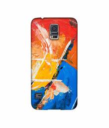 Amazon Brand - Solimo Designer Color Impression On Canvas 3D Printed Hard Back Case Mobile Cover for Samsung Galaxy S5 i9600