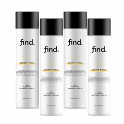 FIND - Lotion tonique douce pour peau sensible - Sans alcool (4x200ml)