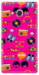 Amazon Brand - Solimo Designer Pink Pattern Design 3D Printed Hard Back Case Mobile Cover for Samsung Galaxy J3 Pro