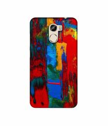 Amazon Brand - Solimo Designer Multiolor Brush Texture on Wall 3D Printed Hard Back Case Mobile Cover for Gionee X1